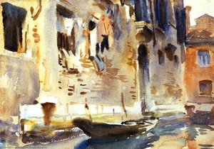 A Venetian Canal — John Singer Sargent, Impressionism