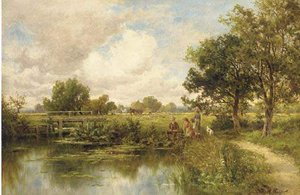 A Fishing Party — Henry Hillier Parker