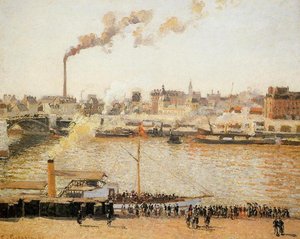 Rouen, Saint-sever: Morning — Camille Pissarro