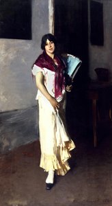 A Venetian Woman — John Singer Sargent