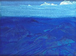 Mountains Soshing — Nicholas Roerich, Symbolic Spiritualism