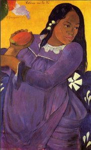 Woman With A Mango — Eugène Henri Paul Gauguin