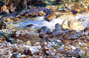 Mountain Stream — John Singer Sargent, American Realism