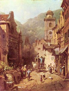 The Visit Of The Father — Carl Spitzweg