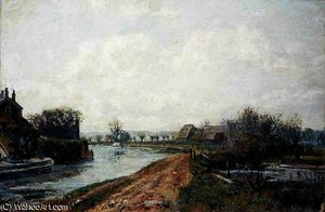 Canal, Rickmansworth — John William Buxton Knight