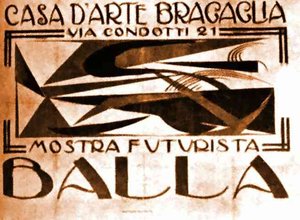 Poster For ''casa D'arte Bragaglia'' — Giacomo Balla