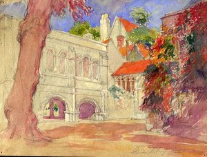 (canterbury), (painting) — Phineas E Paist, Realism
