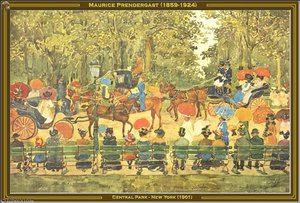 Central Park-new York — Maurice Brazil Prendergast, Post-impressionism