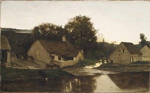 The Hamlet Of Optevoz — Charles-françois Daubigny