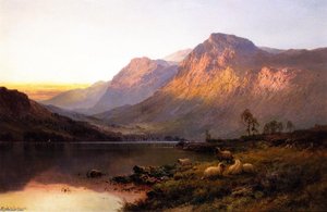 Evening Glow, Ben More — Alfred De Breanski Senior