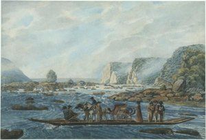 A Ferry Scene On The Susquehanna At Wright's Ferry, Near Havre De Grace — Pavel Petrovich Svinin
