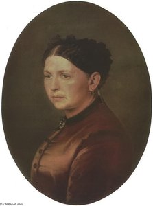 Portrait Of Feodosya Resanova — Vasily Grigoryevich Perov