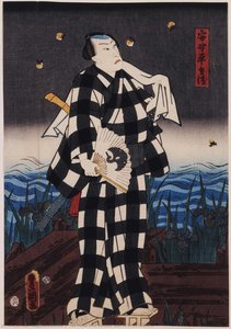 The Osaka actor Kataoka Gado as An no Heibei in 