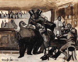 Paddy The Pigs At 36th And 6th Avenue — George Benjamin Luks