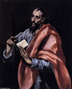 Apostle St Paul — El Greco, Baroque Mannerism