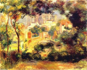 Looking Out At The Sacre Coeur — Pierre-auguste Renoir