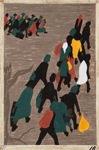 The Migration Gained In Momentum — Jacob Lawrence