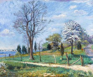 A Lakeshore — David Davidovich Burliuk