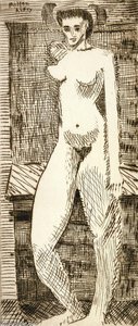 Young Girl Nude — Milton Avery