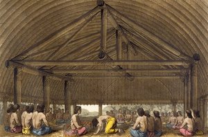 Pulaho, King Of The Friendly Islands Drinking Kava — Gallo Gallina
