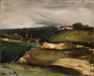 Landscape With A House On The Hill — Maurice De Vlaminck