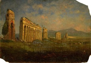 Roman Aqueducts On The Campagna — Christopher Pearse Cranch