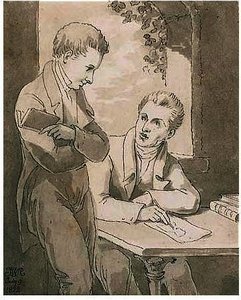 Portrait of the artist and his friend, William Jackson of Exeter