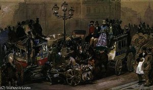 Ludgate Circus — Eugene Louis Lami