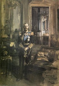 George V In The Buckingham Palace — Sir John Lavery