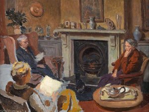 The Artist's Family At Llandaff — Evan Charlton