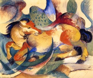 Jumping Horse — Franz Marc