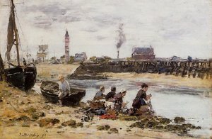 Laundresses — Eugène Louis Boudin