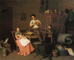 Just Moved — Henry Mosler, American Genre Painting