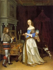 Lady at her Toilette
