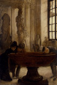 At The Louvre — Jacques Joseph Tissot