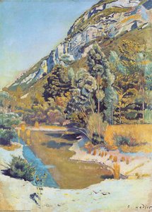 At The Foot Of The Petit Saleve — Ferdinand Hodler