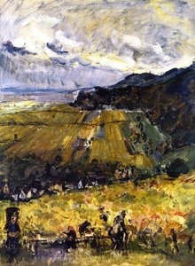 Grape Harvest At Neukastel — Max Slevogt, German Impressionism
