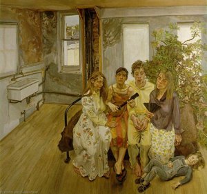 Large Interior — Lucian Freud