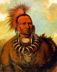 Little Wolf (shon-ta-ye-ga) — George Catlin