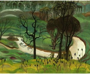 Trees And Stream — Charles Burchfield