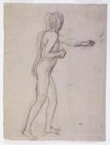 Study Of A Standing Male Nude — Pierre Cécile Puvis De Chavannes