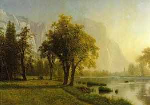 El Capitan, Yosemite Valley — Albert Bierstadt