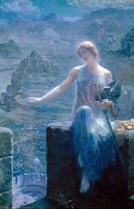 The Valkyrie's Vigil — Edward Robert Hughes