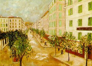 Street At Corte — Maurice Utrillo