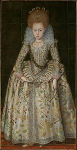 Princess Elizabeth (1596–1662), Later Queen Of Bohemia — Robert Peake, Elizabethan Portraiture