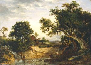 A Landscape ('the Angler's Nook') — Patrick Nasmyth