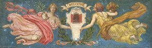Study For Mural At Hotel Manhattan, Peace And Plenty — Kenyon Cox