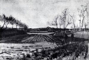 Potato Field Behind The Dunes — Vincent Willem Van Gogh
