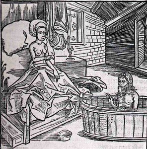 Women S Bath Cold And The Hermit, Berl ~ 4e4 — Albrecht Dürer, Northern Renaissance