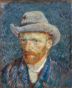Self Portrait With Felt Hat — Vincent Willem Van Gogh, Post-impressionism